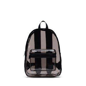 Herschel clear backpack mid volume black smoke